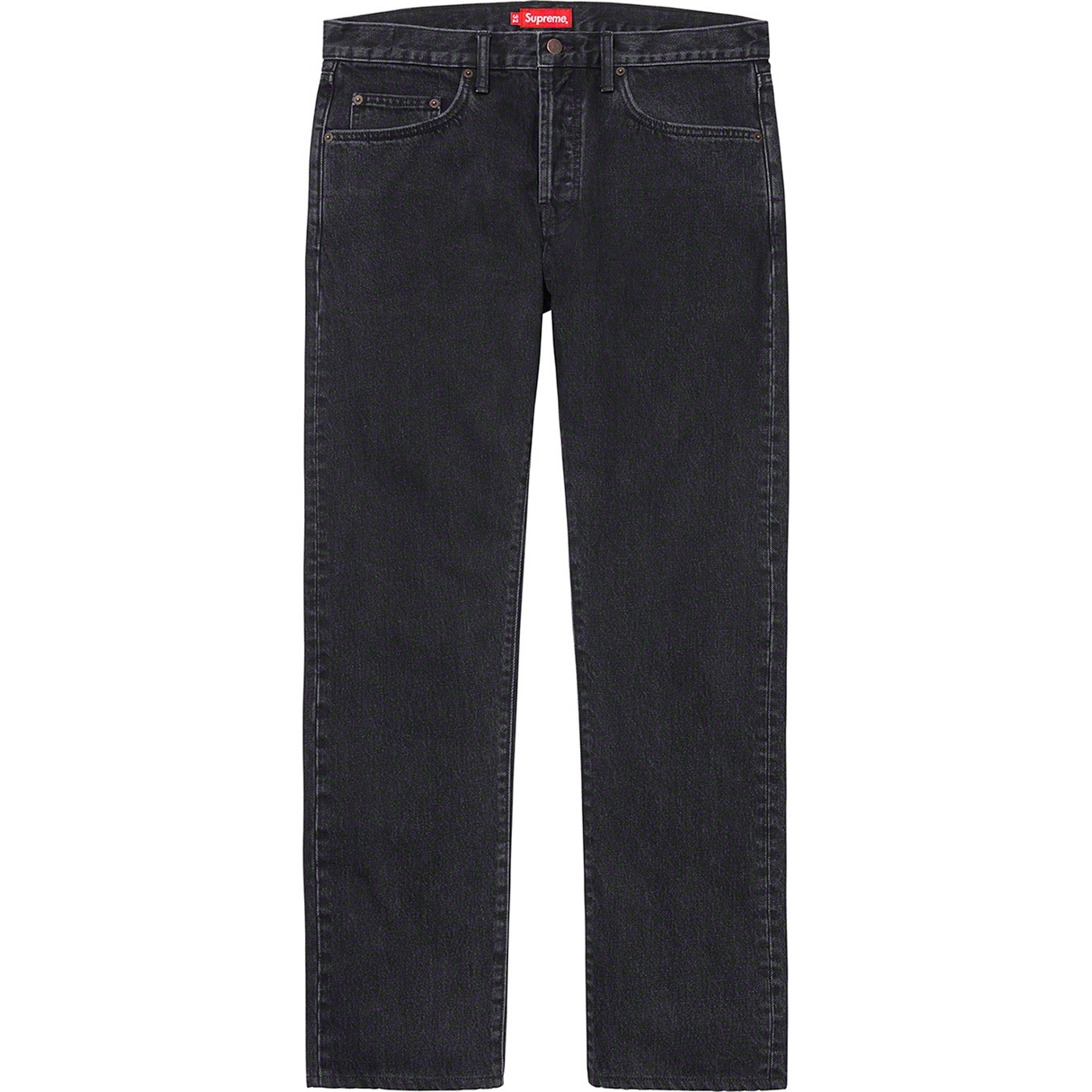 Stone Washed Black Slim Jean view 2